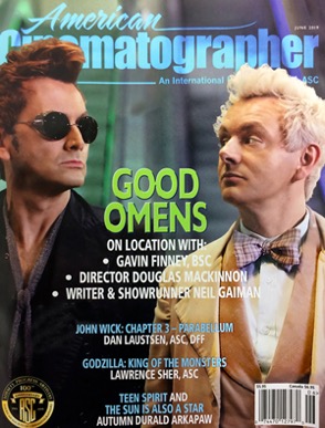 American Cinematographer cover June 2019